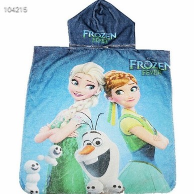 Cotton Bath towels for kids - Frozen Anna and Elsa